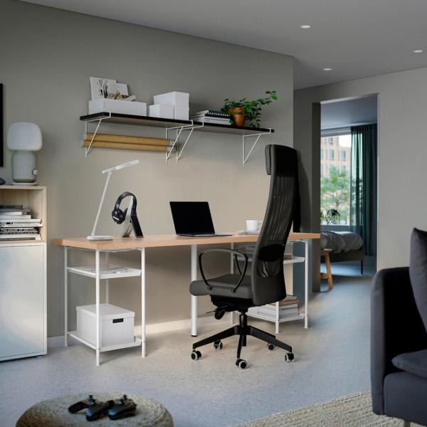 Офисный стол Ikea Lagkapten/Spand ДСП/ Коричневый photo 2