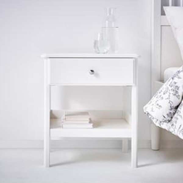 Тумбочки Ikea Tyssedal 59 x 51 x 40см / ЛДСП / White photo 3
