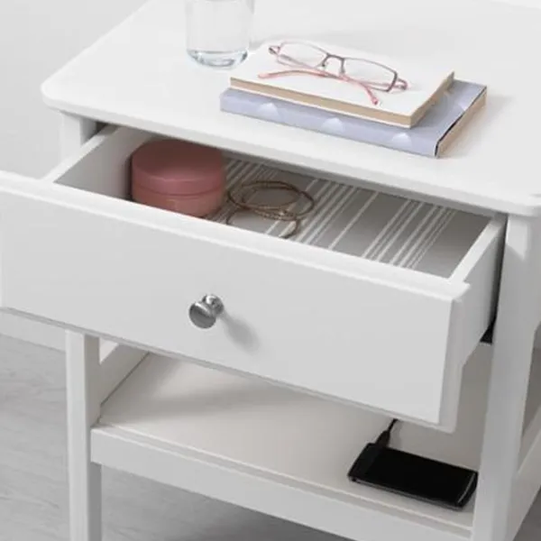 Тумбочки Ikea Tyssedal 59 x 51 x 40см / ЛДСП / White photo 5