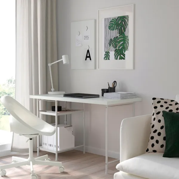 Офисный стол Ikea Lagkapten/Spand ДСП/ Белый photo 2