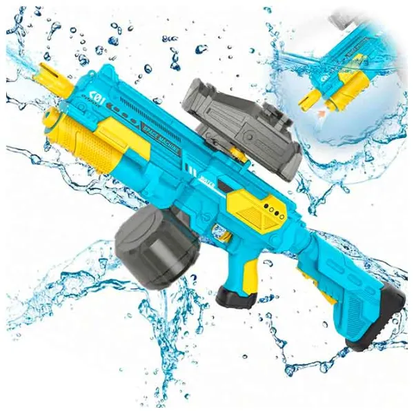 Pistol cu apă Richi Tichi 27968 8600028427968 6+ / Apă / Blue photo 5 Pistol cu apă Richi Tichi 27968 8600028427968 6+ / Apă / Blue photo 5