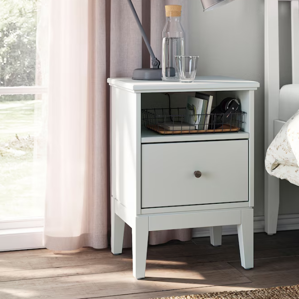 Noptiere Ikea Idanas 68 x 47 x 40 / PAL / White photo 4