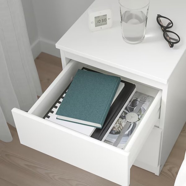 Noptiere Ikea Kullen 49 x 35 x 40 / PAL / White photo 2