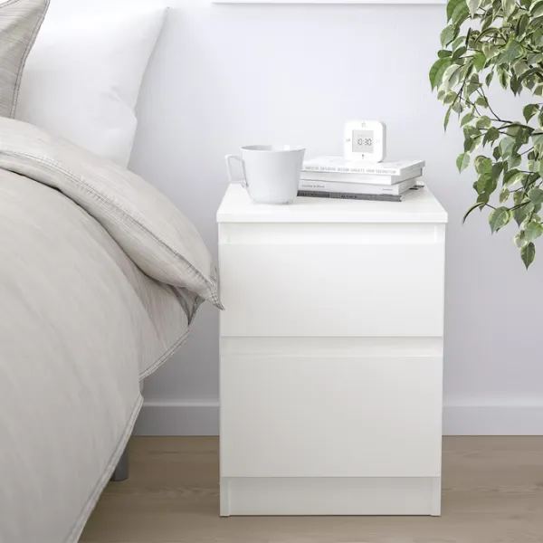 Noptiere Ikea Kullen 49 x 35 x 40 / PAL / White photo 4