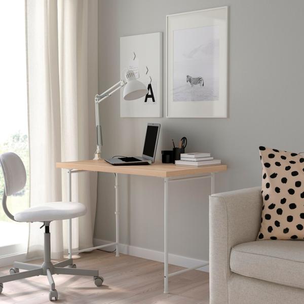 Офисный стол Ikea Linnmon/Spand ДСП/ Дуб Сонома photo 3