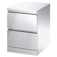 Тумбочки Ikea Malm 2 55 x 40 x 48см / ЛДСП / Silver