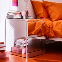 Noptiere Ikea Malm 2 55 x 40 x 48 / PAL / Silver photo 3