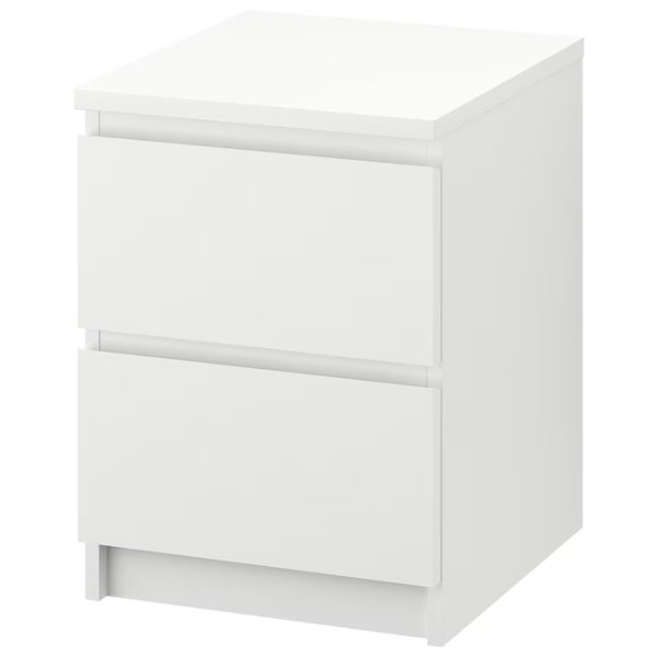 Noptiere Ikea Malm 2 55 x 40 x 48 / PAL / White photo 1 Noptiere Ikea Malm 2 55 x 40 x 48 / PAL / White photo 1