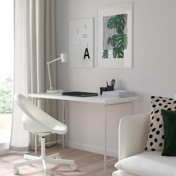 Офисный стол Ikea Lagkapten/Spand ДСП/ Белый photo 2
