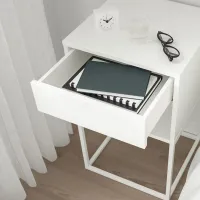 Тумбочки Ikea Vikhammer 65 x 40 x 39см / ЛДСП / White photo 2
