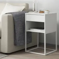Тумбочки Ikea Vikhammer 65 x 40 x 39см / ЛДСП / White photo 3