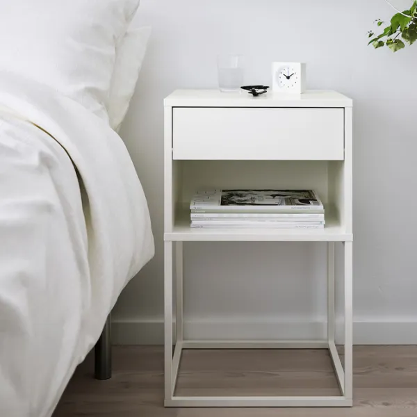 Тумбочки Ikea Vikhammer  65 x 40 x 39см / ЛДСП / White photo 5 Тумбочки Ikea Vikhammer  65 x 40 x 39см / ЛДСП / White photo 5