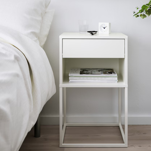 Тумбочки Ikea Vikhammer  65 x 40 x 39см / ЛДСП / White photo 5 Тумбочки Ikea Vikhammer  65 x 40 x 39см / ЛДСП / White photo 5