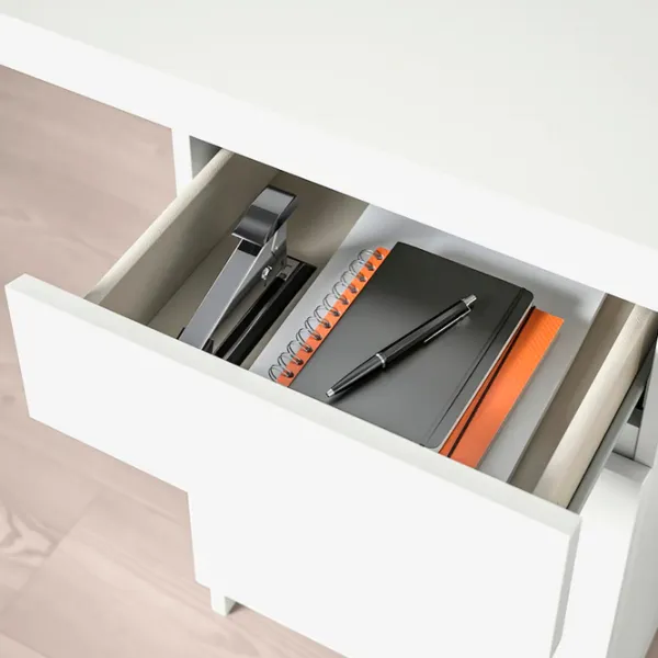 Masă de birou Ikea Malm PAL/ White photo 4