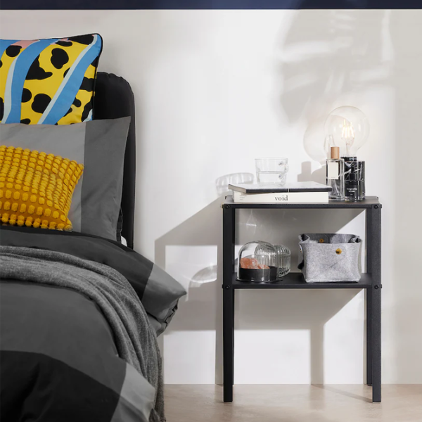 Noptiere Ikea Knarrevik  45 x 37 x 28 / Metal / Black photo 3