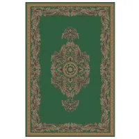 Covor Covoare Ungheni Premiera Green Brown / Lână