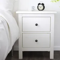 Тумбочки Ikea Hemnes 66 x 56 x 38см / ЛДСП / White photo 3
