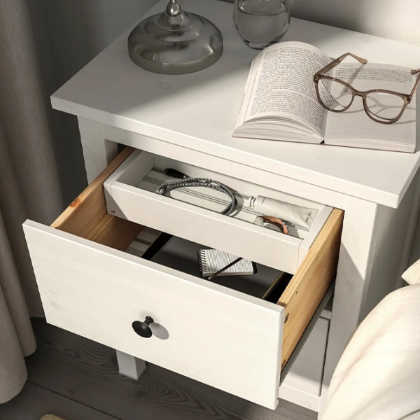 Тумбочки Ikea Hemnes 66 x 56 x 38см / ЛДСП / White photo 5 Тумбочки Ikea Hemnes 66 x 56 x 38см / ЛДСП / White photo 5