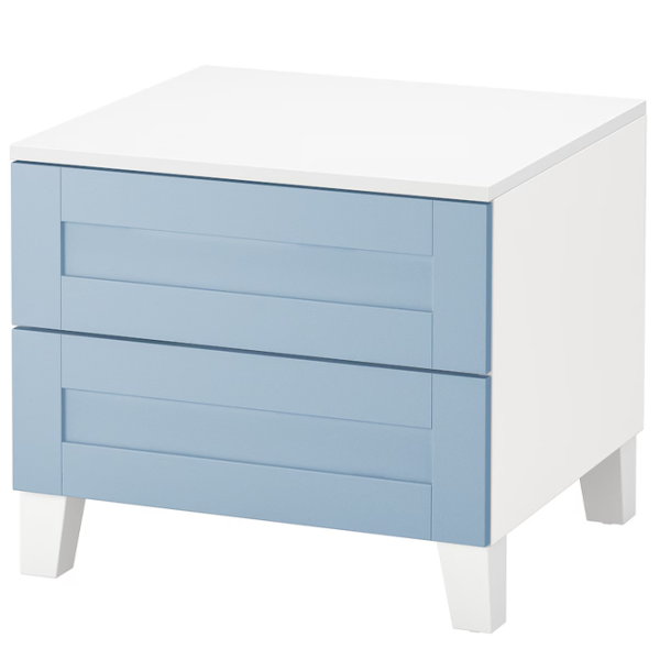 Noptiere Ikea Platsa/Sannidal 53 x 60 x 57 / PAL / White photo 1