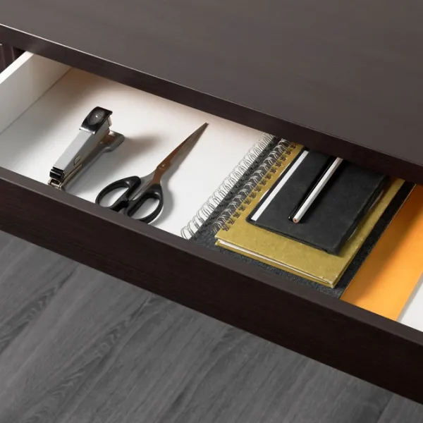Офисный стол Ikea Micke ДСП/ Тёмно-коричневый photo 2