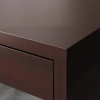 Офисный стол Ikea Micke ДСП/ Тёмно-коричневый photo 4