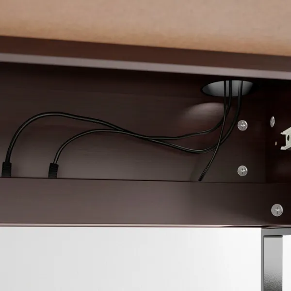 Офисный стол Ikea Micke ДСП/ Тёмно-коричневый photo 5