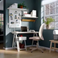 Офисный стол Ikea Trotten ДСП/ Белый photo 2