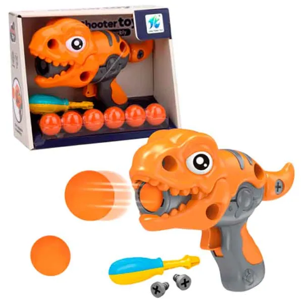 Pistol de jucărie Sportline 55403 10883 6+ / bile / Orange photo 3