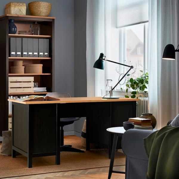 Офисный стол Ikea Hemnes ДСП/ Дуб Сонома photo 2