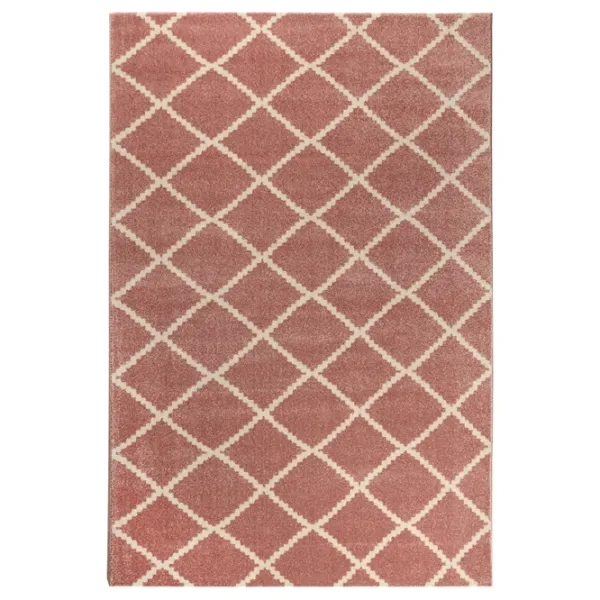 Covor Covoare Ungheni Matrix Brown Pink / Polipropilenă photo 1