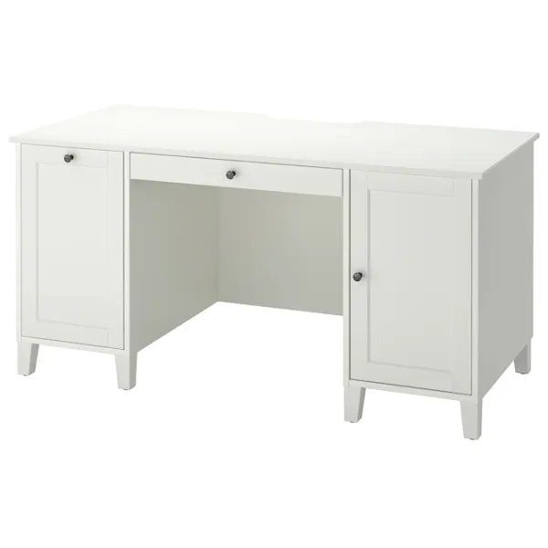 Офисный стол Ikea Hemnes ДСП/ Белый photo 1
