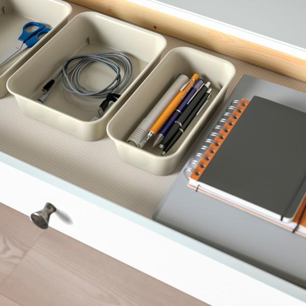 Офисный стол Ikea Hemnes ДСП/ Белый photo 2