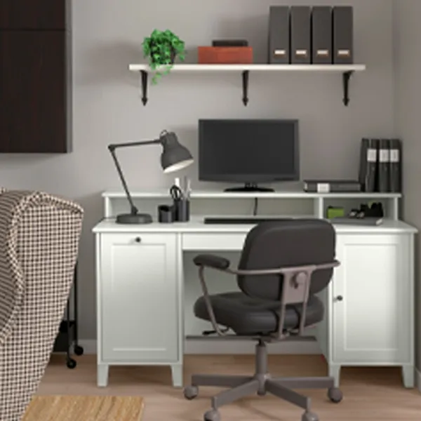 Офисный стол Ikea Hemnes ДСП/ Белый photo 3