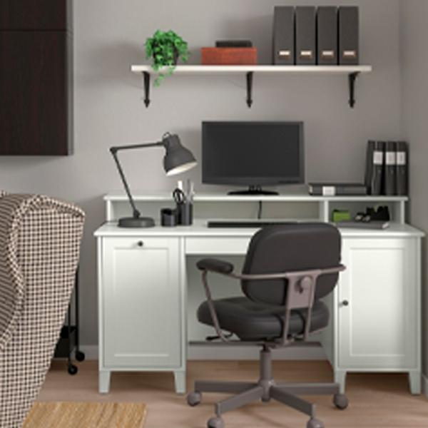 Офисный стол Ikea Hemnes ДСП/ Белый photo 3