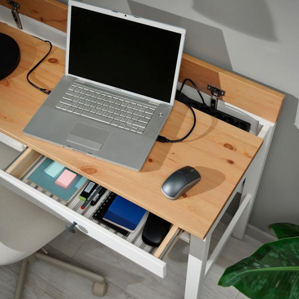 Офисный стол Ikea Hemnes ДСП/ Белый photo 4