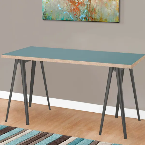 Офисный стол Ikea Lagkapten/Narspel ДСП/ Аквамариновый photo 2 Офисный стол Ikea Lagkapten/Narspel ДСП/ Аквамариновый photo 2