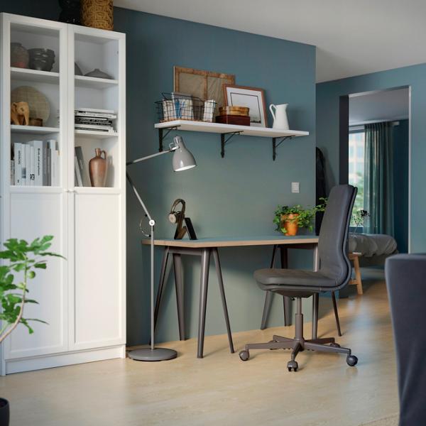 Офисный стол Ikea Lagkapten/Narspel ДСП/ Аквамариновый photo 3 Офисный стол Ikea Lagkapten/Narspel ДСП/ Аквамариновый photo 3