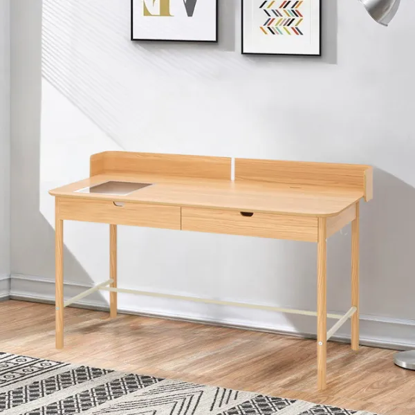 Офисный стол Ikea Ridspo ДСП/ Коричневый photo 2 Офисный стол Ikea Ridspo ДСП/ Коричневый photo 2