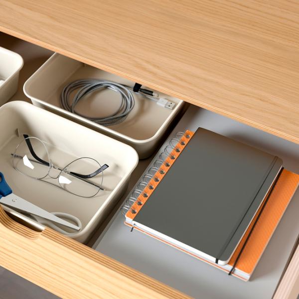 Офисный стол Ikea Ridspo ДСП/ Коричневый photo 5 Офисный стол Ikea Ridspo ДСП/ Коричневый photo 5