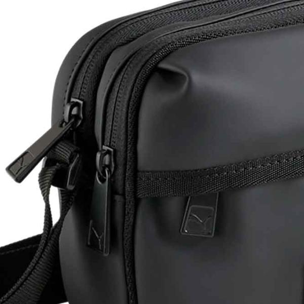 Сумка плечевая Puma Essentials Pu Crossbody Bag  / Золотой Черный / 2л photo 2
