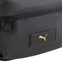 Geantă de umăr Puma Essentials Pu Crossbody Bag / Gold Black / 2l photo 5