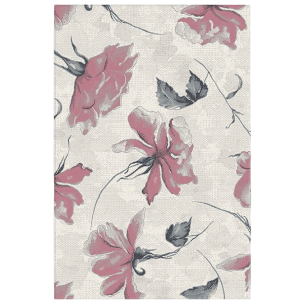 Ковер Covoare Ungheni Matrix Белый Розовый / Полипропилен photo 1