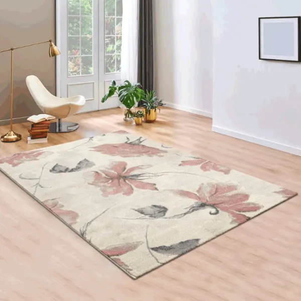 Ковер Covoare Ungheni Matrix Белый Розовый / Полипропилен photo 4