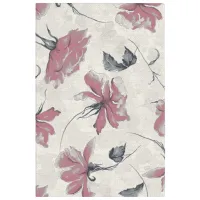 Covor Covoare Ungheni Matrix White Pink / Polipropilenă