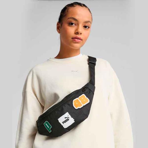 Geanta de talie Puma Phase Patch Waist Bag  / Green Black / 2.2l photo 5 Geanta de talie Puma Phase Patch Waist Bag  / Green Black / 2.2l photo 5