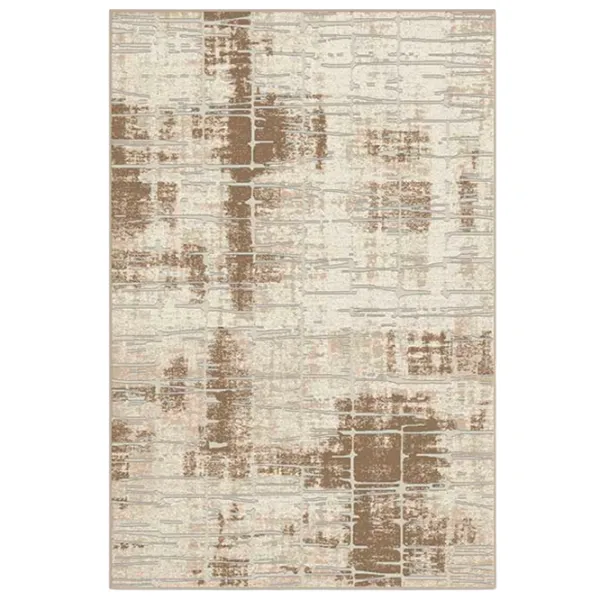 Covor Covoare Ungheni Geo Beige Brown / Acril photo 1 Covor Covoare Ungheni Geo Beige Brown / Acril photo 1