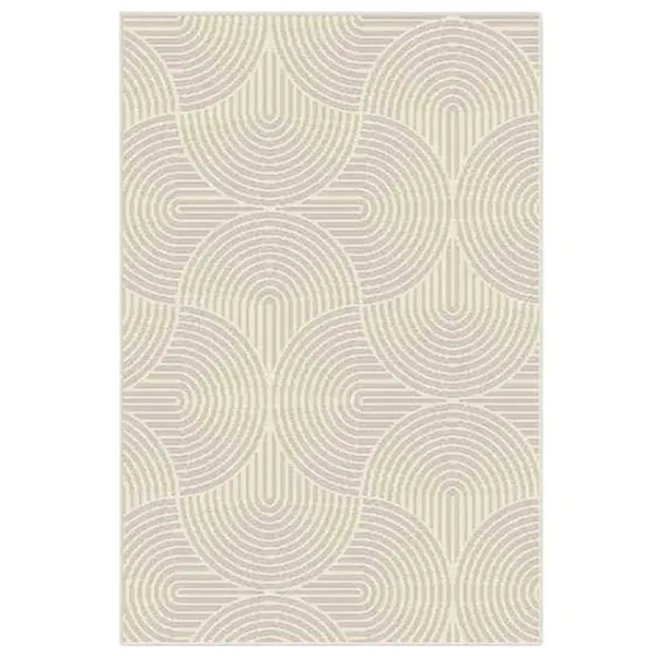 Ковер Covoare Ungheni Geo Beige Grey / Акрил photo 1 Ковер Covoare Ungheni Geo Beige Grey / Акрил photo 1