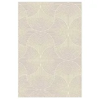 Covor Covoare Ungheni Geo Beige Grey / Acril