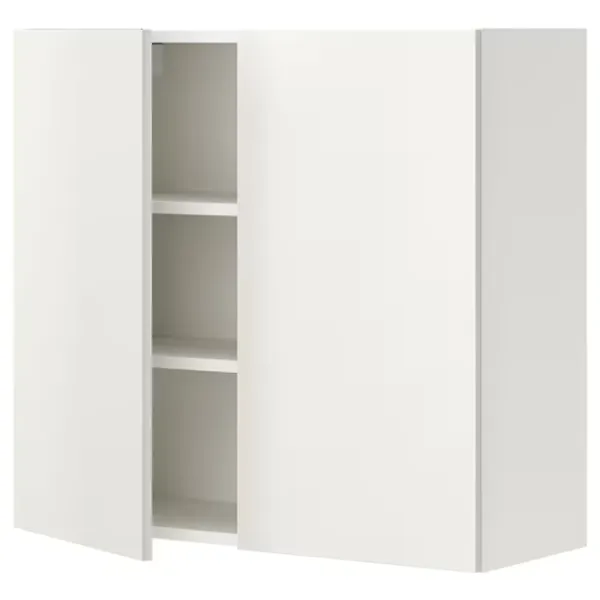 подвеснои шкаф для ваннои комнаты Ikea Enhet МДФ / Белый photo 1