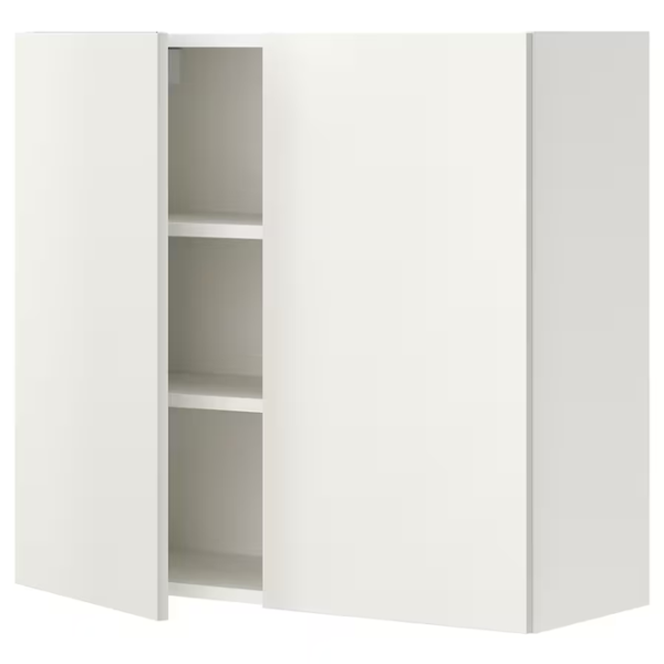 подвеснои шкаф для ваннои комнаты Ikea Enhet МДФ / Белый photo 1